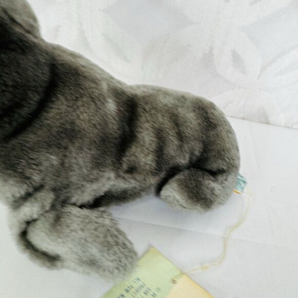 VTG 1978 Dakin Bean Bags Gray Finnegan Seal Sea Ocean 10" Plush #28-3410 - Picture 6 of 10